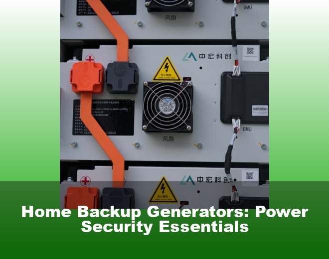 Home Backup Generators: Power Security Essentials